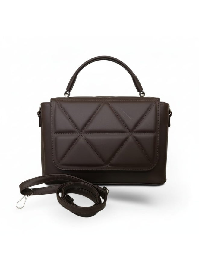 Stylish Crossbody Bag for Women and Girls, Practical Design with 2 Pockets Including One Zipper Pocket, Lightweight and Ideal for Daily Use and Outings - Image 4